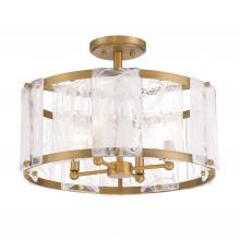 Minka-Lavery 3635-732 - Veil 19.25" 4-Light Semi Flush