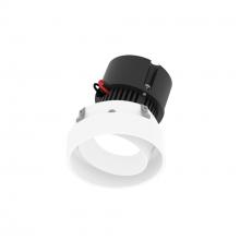 Nora NPRLV-4RTLA30XMPW - 4" Pearl 12V LED Round Trimless Adjustable Retrofit, 1250lm / 10W, 3000K