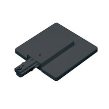 Nora NT-2352B - Live End Feed with Canopy, Two-Circuit Track, Black Finish