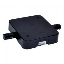 Nora NT-358B/12A - In-Line Feed w/ Circuit Limiter, 12 Amps, One-Circuit Track, Black Finish