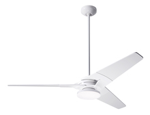 Modern Fan Co. TOR-GW-52-WW-272-002 - Torsion Fan; Gloss White Finish; 52" Whitewash Blades; 20W LED; Fan Speed and LT Control (3-wire