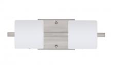 Besa Lighting 2WS-787307-LED-SN - Besa Wall Paolo Satin Nickel Opal Matte 2x5W LED