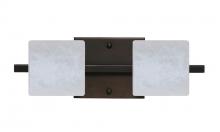 Besa Lighting 2WS-787319-LED-BR - Besa Wall Paolo Bronze Carrera 2x50W G9