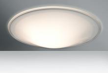 Besa Lighting 3CS-909739-LED - Besa Ceiling Luma 18 Opal Glossy/Clear 1X30W LED
