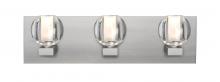 Besa Lighting 3WF-BOCACL-SN - Besa, Boca Vanity, Clear, Satin Nickel Finish, 3x40W G9