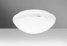 Besa Lighting 911010C-LED - Besa, Bobbi 10 Ceiling, Opal Cut, 1x20W LED
