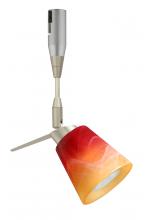 Besa Lighting RSP-5042SL-12-SN - Besa Spotlight With 12" Stem Canto 3 Satin Nickel Solare 1x35W Bipin MR11