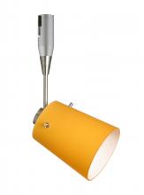Besa Lighting RSP-5118AM-06-SN - Besa Spotlight With 6" Stem Tammi 3 Satin Nickel Apricot Matte 1x50W Bipin MR16