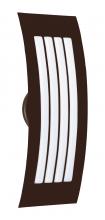 Besa Lighting SAIL17SW-BR - Besa Wall Sail 17 Opal/Bronze 2x40W B10