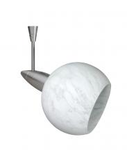 Besa Lighting SP-155919-06-SN - Besa Spotlight With 6" Stem Palla 3 Satin Nickel Carrera 1x35W Bipin MR11