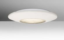 Besa Lighting VIVA16C-LED - Besa, Viva 16 Ceiling, Opal/Clear, 1x30W LED