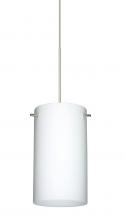Besa Lighting X-440407-SN - Besa Stilo 7 Pendant for Multiport Canopy Satin Nickel Opal Matte 1x50W MAX GY6.35 Base