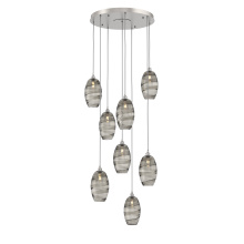 Hammerton CHB0035-08-BS-OS-C01-E2 - Ellisse Round 8pc Multi-Pendant