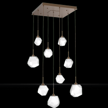 Hammerton CHB0039-09-FB-C-C01-L1 - Gem Square 9pc Multi-Pendant