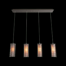 Hammerton PLB0020-05-BS-F-C01-E2 - Downtown Mesh Linear 5pc Multi-Pendant