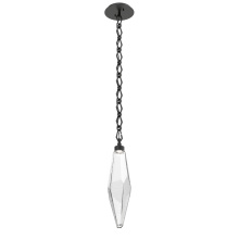 Hammerton LNB0050-19-MB-CC-CH1-L1 - Rock Crystal Chain Pendant - 19-Inch