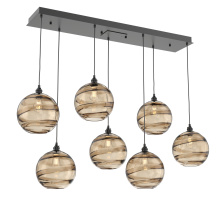 Hammerton PLB0047-07-MB-OB-C01-E2 - Terra Linear 7pc Multi-Pendant