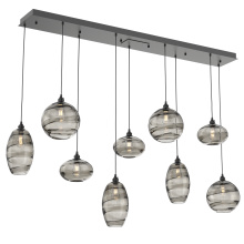 Hammerton PLB0048-09-MB-OS-C01-E2 - Misto Linear 9pc Multi-Pendant