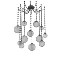 Hammerton SNB0092-12-MB-S-CH1-L1 - Gaia Round Chain 12pc Swag Multi-Pendant