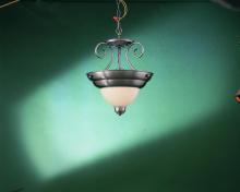 Hi-Lite MFG Co. H-11991-SF-11-OPAL - 1-LIGHT SEMI FLUSH MOUNT