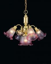 Hi-Lite MFG Co. H-6061-D-77-COGNAC - 5-LIGHT CHANDELIER