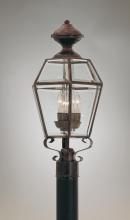 Hi-Lite MFG Co. H-655-P-77-CLR BEVEL - 3-LIGHT POST MOUNT