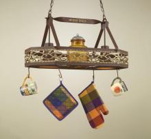 Hi-Lite MFG Co. H-72Y-D-11 W/CI - 2-LITE POT RACK W/COPPER INSERT