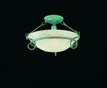 Hi-Lite MFG Co. H-8127-F-33-HONEY - 1-LIGHT SEMI FLUSH MOUNT