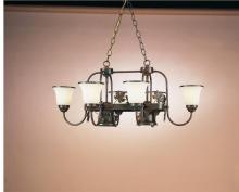 Hi-Lite MFG Co. H-9136-D-90-SCAVO - 8-LIGHT POT RACK