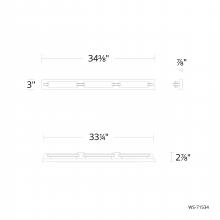 WAC US WS-71534-40-BN - Spectacle Bath & Wall Sconce