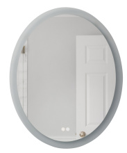Craftmade MIR101-W - 30 x 24 x 1.8 Oval Back Lit LED Mirror, Defogger & Dimmer, 3000K/4000K/5000K