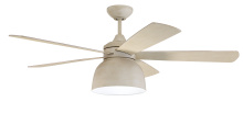 Craftmade VEN52CW5 - Ventura 52" 5-Blade Indoor/Outdoor (Damp) Ceiling Fan