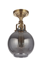 Craftmade X8308-VB - State House 13.6" 1 Light Semi Flush in Vintage Brass