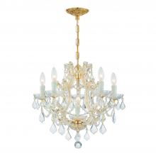 Crystorama 4405-GD-CL-I - Maria Theresa 20'' Italian Crystal Gold Chandelier