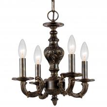 Crystorama 5124-VB - Paris Market 13.5'' Venetian Bronze Chandelier