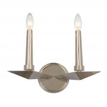 Crystorama 7592-PN - Palmer 11.75'' Wide 2 Light Polished Nickel Sconce