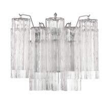Crystorama ADD-302-CH-CL - Addis 14.5'' Polished Chrome Sconce