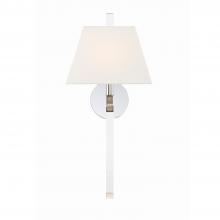 Crystorama REN-261-PN - Renee 10'' Polished Nickel Sconce