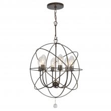 Crystorama SOL-9326-EB - Solaris 22.5'' English Bronze Outdoor Chandelier