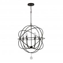 Crystorama SOL-9328-EB - Solaris 28.5'' English Bronze Outdoor Chandelier