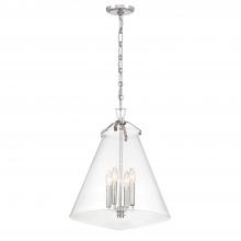 Crystorama VSS-7018-PN - Voss 18'' Polished Nickel Pendant