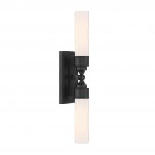 Crystorama WLX-302-MK - Wilcox 4.75'' LED Matte Black Sconce