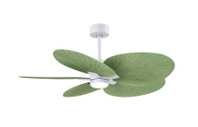 Matthews Fan Company AKTPLK-TB-PL - Alessandra Tropical-Five Blade Ceiling Fan-5CCT Integrated LED-Textured Bronze Finish