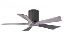Matthews Fan Company IR5H-TB-BW-42 - Irene-5H - 42" Five Blade Flush Mount Paddle Fan - Textured Bronze Finish - Barn Wood Tone Blade