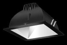 RAB Lighting NDLED6SD-WYN-M-B - RECESSED DOWNLIGHTS 20 LUMENS NDLED6SD 6 INCH SQUARE UNIVERSAL DIMMING WALL WASHER BEAM SPREAD 350