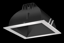 RAB Lighting NDLED4SD-WYY-B-S - RECESSED DOWNLIGHTS 12 LUMENS NDLED4SD 4 INCH SQUARE UNIVERSAL DIMMING WALL WASHER BEAM SPREAD 270