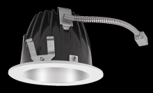 RAB Lighting NDLED6RD-80NHC-M-W - RECESSED DOWNLIGHTS 20 LUMENS NDLED6RD 6 INCH ROUND UNIVERSAL DIMMING 80 DEGREE BEAM SPREAD 4000K