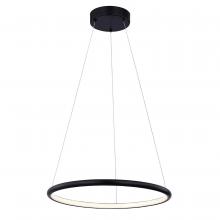 Justice Design Group NSH-4481-MBLK - Circola 17" LED Ring Pendant