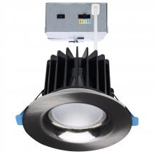 Satco Products Inc. S11672 - 16/20/24 Watt LED Remote Driver Downlight; 27K/30K/35K/40K/50K CCT; Field Selectable; Round; Brushed