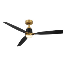 Minka-Aire F778L-LBR/CL - Foxden 53" 5CCT LED Smart Ceiling Fan